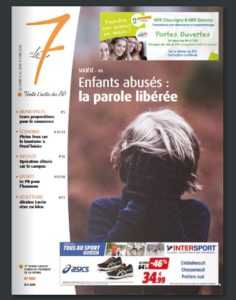 Le7 hebdo couverture Enfance V(i)olée